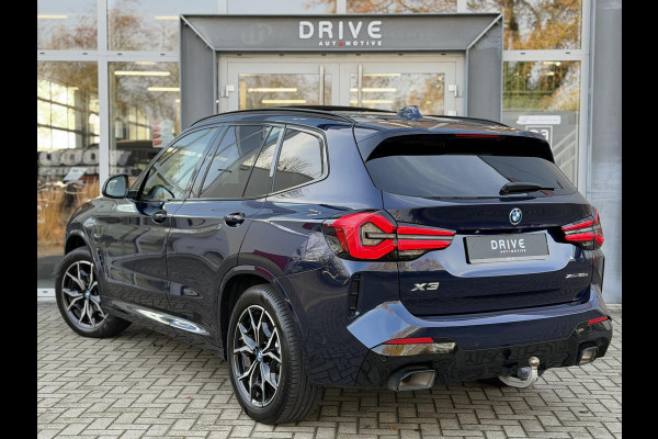BMW X3 xDrive30e High Ex. M-Sport |Pano|Leer|Memory|360Cam|HUD|HIFI|Trekhaak|Tansanit