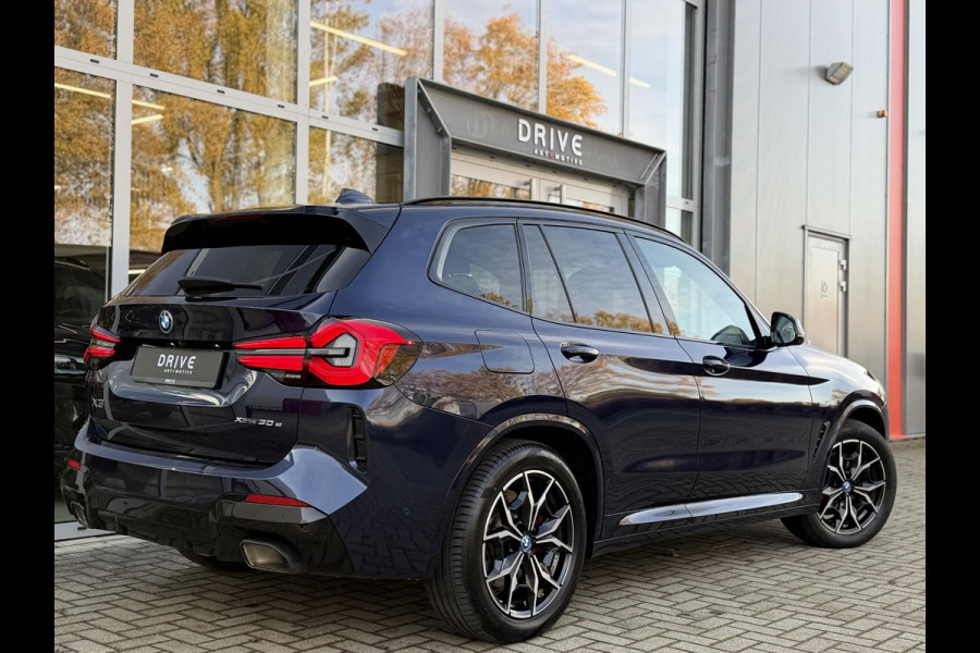 BMW X3 xDrive30e High Ex. M-Sport |Pano|Leer|Memory|360Cam|HUD|HIFI|Trekhaak|Tansanit