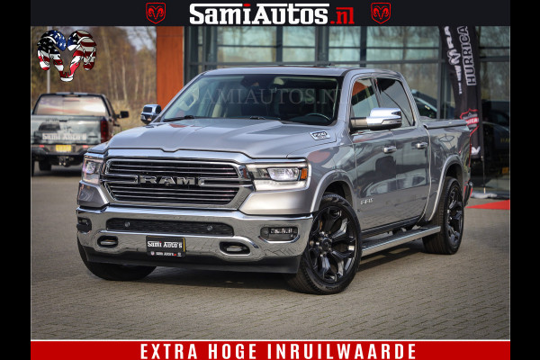 Dodge Ram 1500 Bom Vol | 5,7 V8 Hemi | Limited Wheels 22 inch | Luchtvering | Adaptive Cruise | Panoramadak | 360 Camera | Crew Cab | Dubbele Cabine | DC | 5 Persoons |