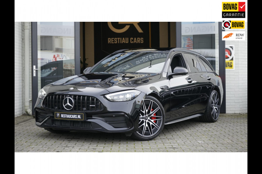 Mercedes-Benz C-Klasse 43 AMG 4MATIC PERFORMANCE-360 CAMERA-ACC-AMBIANCE-BURMESTER-CARBON-DIGITAL LIGHT-HEADUP-PANORAMA-IWC CLOCK