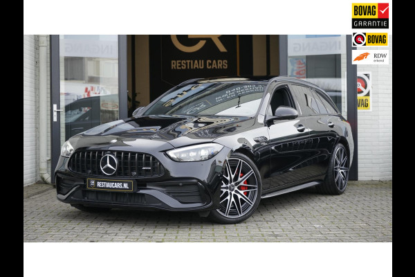 Mercedes-Benz C-Klasse 43 AMG 4MATIC PERFORMANCE-360 CAMERA-ACC-AMBIANCE-BURMESTER-CARBON-DIGITAL LIGHT-HEADUP-PANORAMA-IWC CLOCK