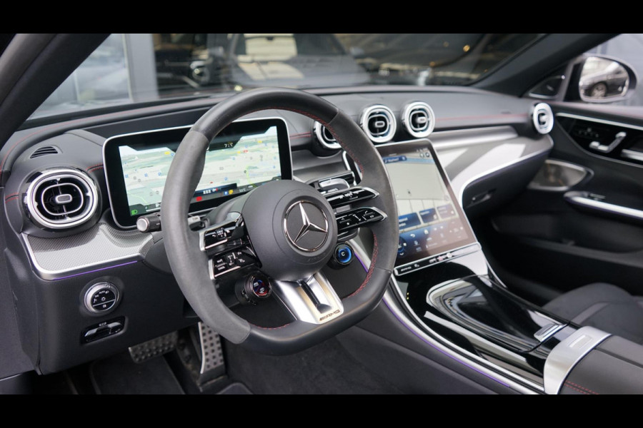 Mercedes-Benz C-Klasse 43 AMG 4MATIC PERFORMANCE-360 CAMERA-ACC-AMBIANCE-BURMESTER-CARBON-DIGITAL LIGHT-HEADUP-PANORAMA-IWC CLOCK