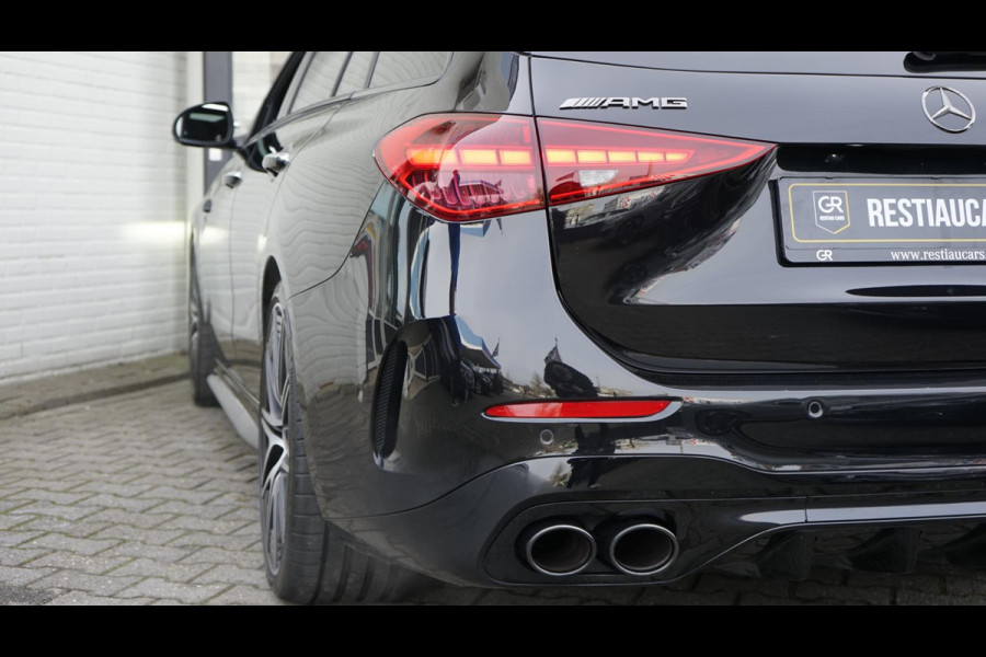 Mercedes-Benz C-Klasse 43 AMG 4MATIC PERFORMANCE-360 CAMERA-ACC-AMBIANCE-BURMESTER-CARBON-DIGITAL LIGHT-HEADUP-PANORAMA-IWC CLOCK