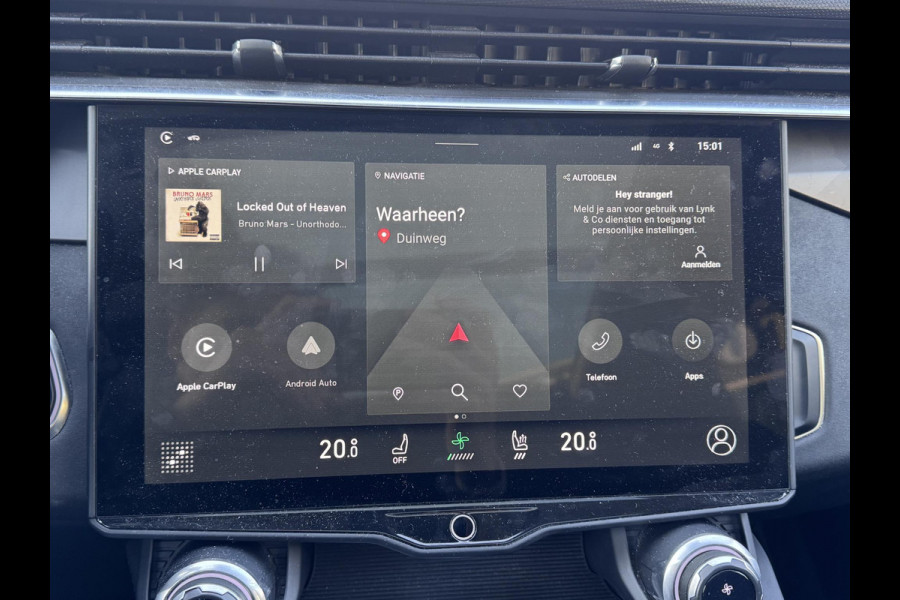 Lynk & Co 01 1.5 | PHEV | FABRIEKSGARANTIE |COMPLETE AUTO| PANO| 360 CAMERA| ELEK. ACHTERKLEP| DODE HOEK| MEM. STOEL|