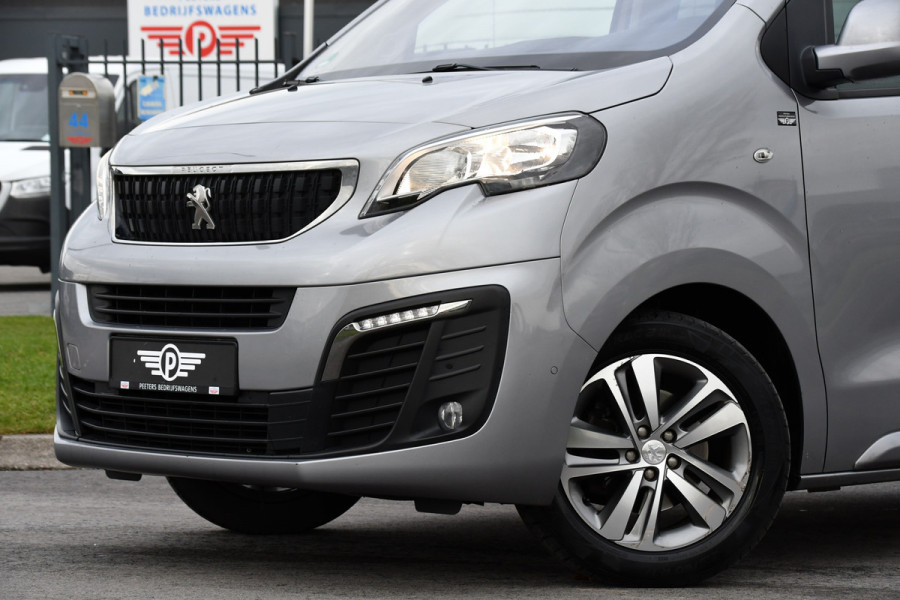 Peugeot Expert 2.0 BlueHDI 120 Long Asphalt DC 360 Camera, Cruise, Carplay, 2 x Schuifdeur, Multimedia, 122pk, Trekhaak, Sensoren, Uniek!