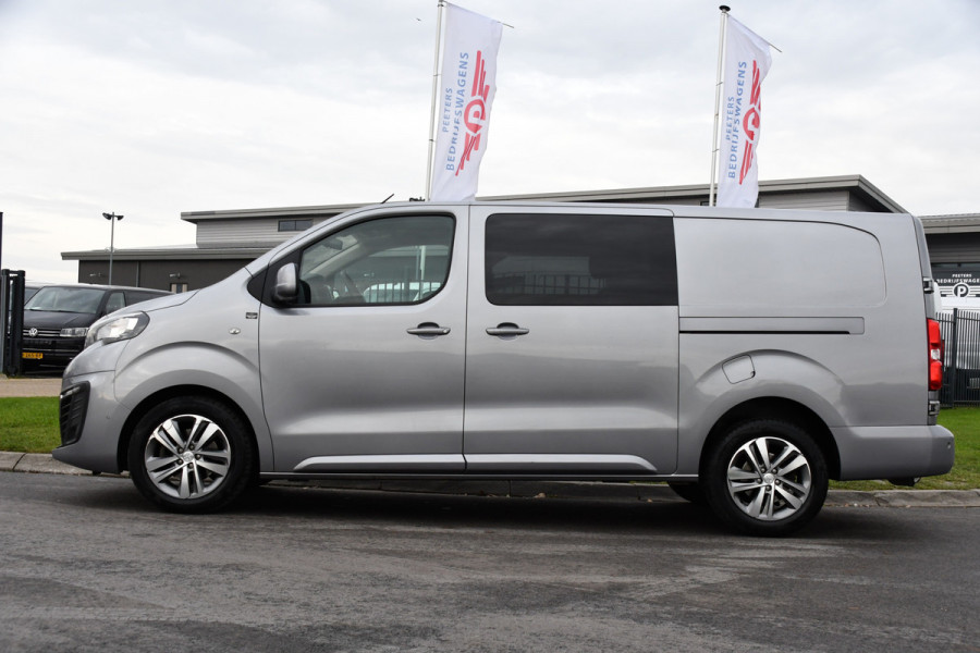 Peugeot Expert 2.0 BlueHDI 120 Long Asphalt DC 360 Camera, Cruise, Carplay, 2 x Schuifdeur, Multimedia, 122pk, Trekhaak, Sensoren, Uniek!