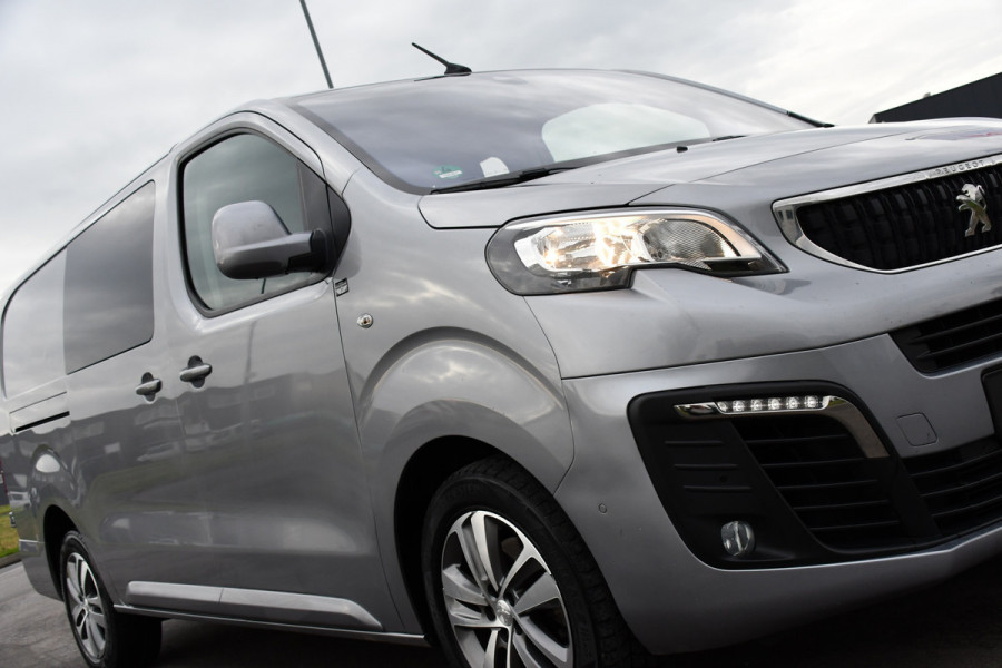 Peugeot Expert 2.0 BlueHDI 120 Long Asphalt DC 360 Camera, Cruise, Carplay, 2 x Schuifdeur, Multimedia, 122pk, Trekhaak, Sensoren, Uniek!