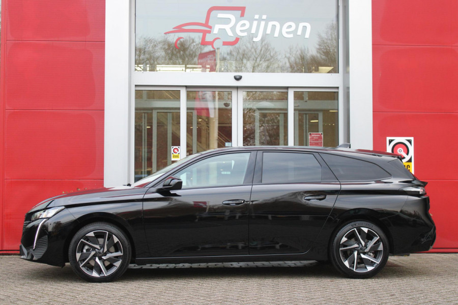 Peugeot 308 SW 1.2 Hybrid 145PK e-DCS6 ALLURE | AGR COMFORT STOELEN | AFNEEMBARE TREKHAAK | KEYLESS ENTRY/START | NAVIGATIE | DRAADLOZE APPLE CARPLAY/ANDROID AUTO | ACHTERUITRIJ CAMERA | STOEL/STUUR VERWARMING | LICHTMETALEN VELGEN 17" | ADAPTIVE CRUISE CONTROL | DAB+ RADIO |