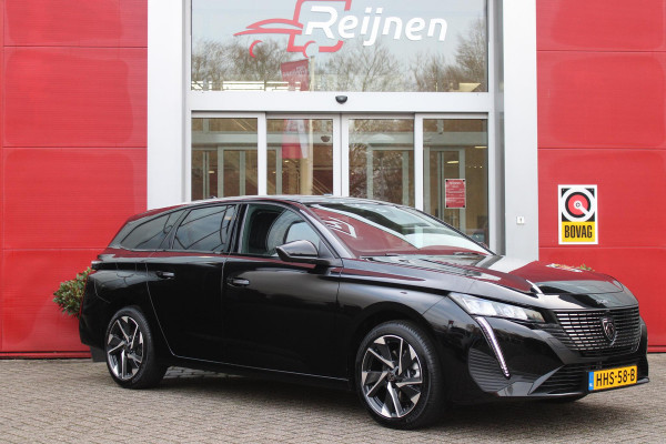 Peugeot 308 SW 1.2 Hybrid 145PK e-DCS6 ALLURE | AGR COMFORT STOELEN | AFNEEMBARE TREKHAAK | KEYLESS ENTRY/START | NAVIGATIE | DRAADLOZE APPLE CARPLAY/ANDROID AUTO | ACHTERUITRIJ CAMERA | STOEL/STUUR VERWARMING | LICHTMETALEN VELGEN 17" | ADAPTIVE CRUISE CONTROL | DAB+ RADIO |
