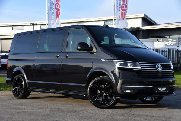 Volkswagen Transporter 2.0 TDI L2H1 30 DC Bulli Black Edition Virtual, Adaptie cruise, Camera, Carplay, 199pk, Sensoren, Automaat, Leder, Trekhaak, LED, 2 x Schuifdeur, Uniek!