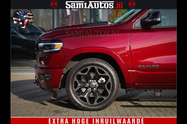 Dodge Ram 1500 Limited Night | Hemi 5.7 V8 4x4 | BOM VOL | Delmonico Red | Top Staat | Crew Cab | Dubbele Cabine | DC | 5 Persoons |