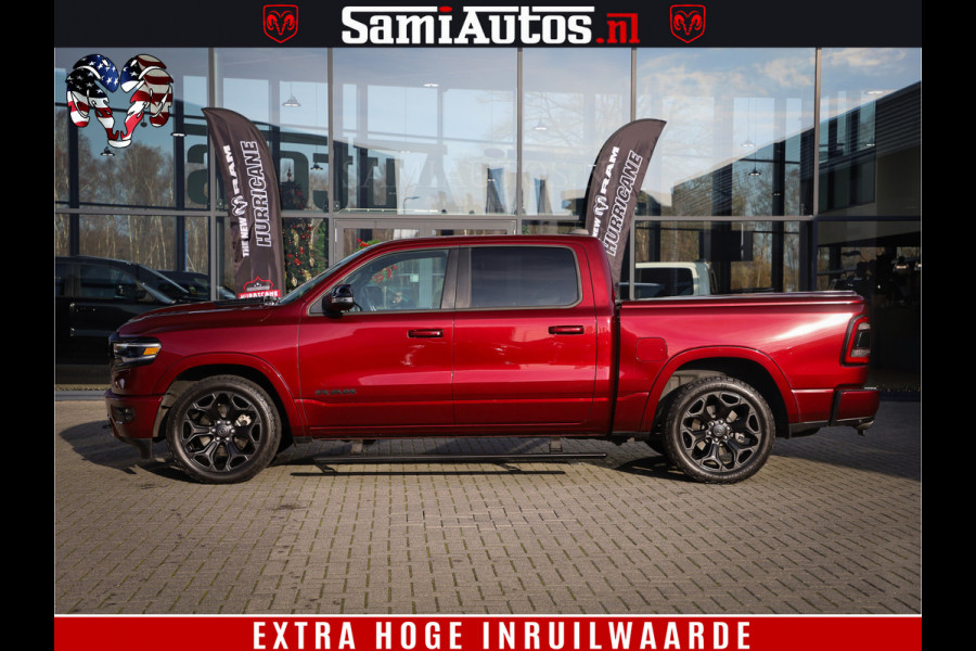 Dodge Ram 1500 Limited Night | Hemi 5.7 V8 4x4 | BOM VOL | Delmonico Red | Top Staat | Crew Cab | Dubbele Cabine | DC | 5 Persoons |