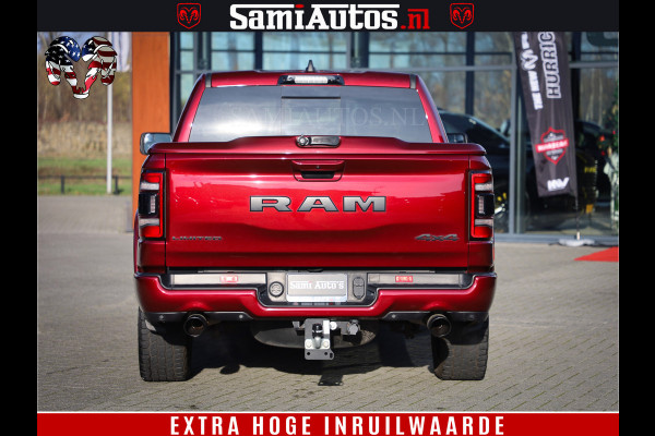 Dodge Ram 1500 Limited Night | Hemi 5.7 V8 4x4 | BOM VOL | Delmonico Red | Top Staat | Crew Cab | Dubbele Cabine | DC | 5 Persoons |