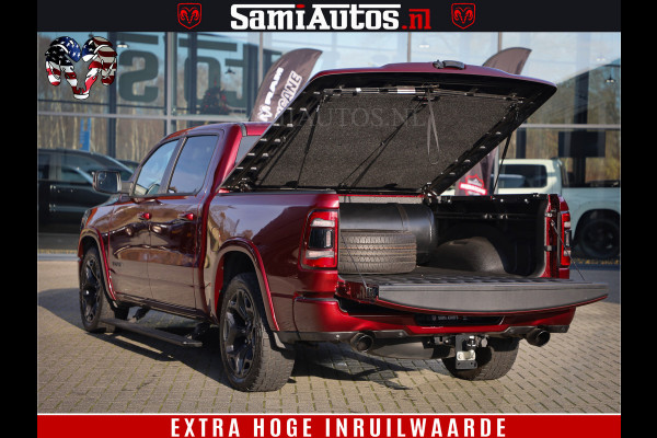 Dodge Ram 1500 Limited Night | Hemi 5.7 V8 4x4 | BOM VOL | Delmonico Red | Top Staat | Crew Cab | Dubbele Cabine | DC | 5 Persoons |