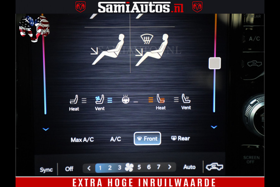 Dodge Ram 1500 Limited Night | Hemi 5.7 V8 4x4 | BOM VOL | Delmonico Red | Top Staat | Crew Cab | Dubbele Cabine | DC | 5 Persoons |