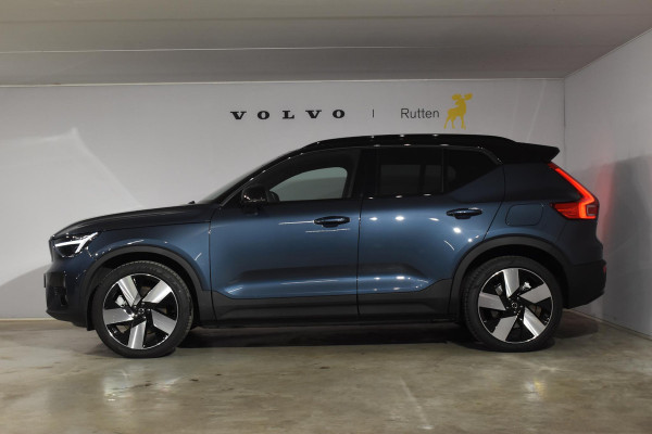 Volvo EX40 252PK Single Motor Extended Range 82 kWh Plus / Lounge Pakket / Extra getint glas / 360 Camera / 20'' velgen / Panoramadak / Zwart dak