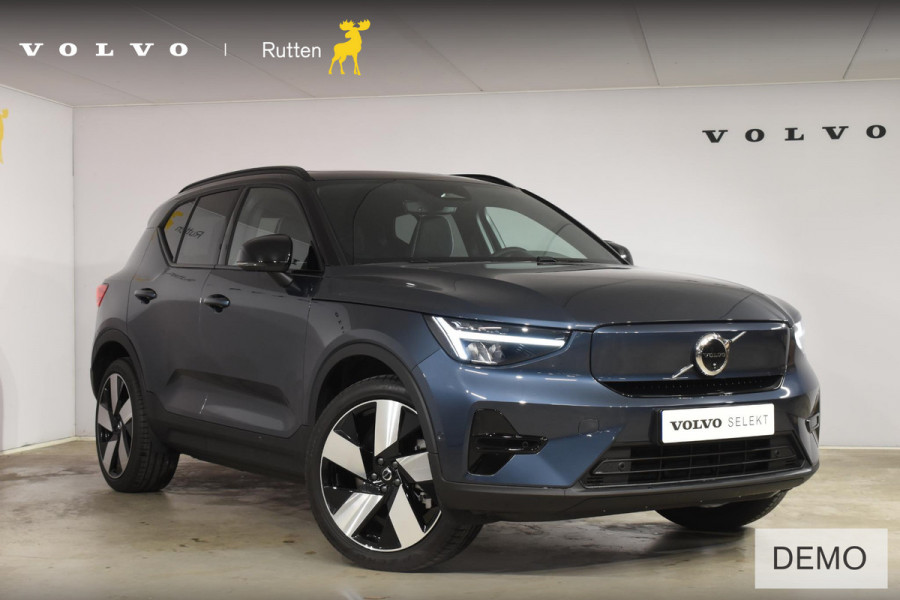 Volvo EX40 252PK Single Motor Extended Range 82 kWh Plus / Lounge Pakket / Extra getint glas / 360 Camera / 20'' velgen / Panoramadak / Zwart dak