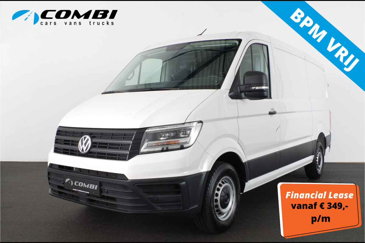 Volkswagen Crafter 35t 2.0 TDI L3H2 > BPM vrij!\Camera/cruise control/Apple Carplay/Android Auto/parkeersensor voor en achter Lease ook mogelijk!