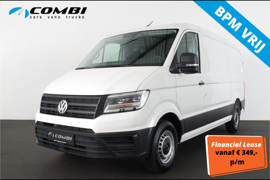 Volkswagen Crafter 35t 2.0 TDI L3H2 > BPM vrij!\Camera/cruise control/Apple Carplay/Android Auto/parkeersensor voor en achter Lease ook mogelijk!