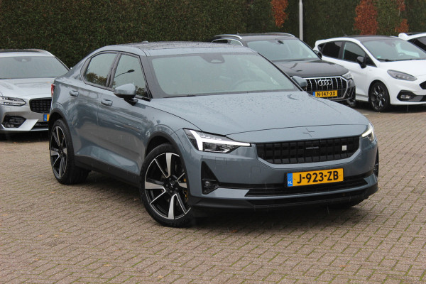 Polestar 2 Long Range Dual Motor Launch Edition 78kWh / Full option! / SoH 92.8% / Trekhaak / Panoramadak / 360Camera / Luxe Leder / Keyless / 19'' / Stuurverwarming / Navigatie / DAB / ACC / Virtual Cockpit