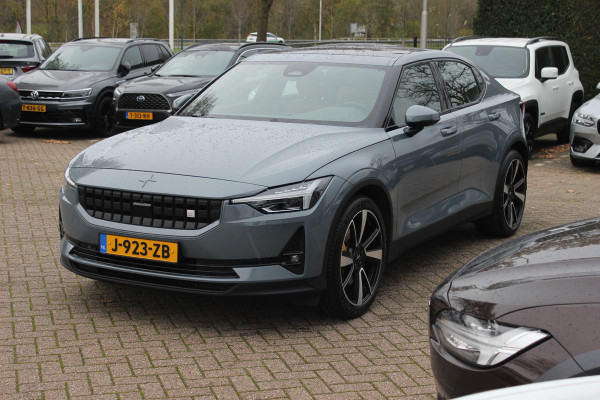 Polestar 2 Long Range Dual Motor Launch Edition 78kWh / Full option! / SoH 92.8% / Trekhaak / Panoramadak / 360Camera / Luxe Leder / Keyless / 19'' / Stuurverwarming / Navigatie / DAB / ACC / Virtual Cockpit