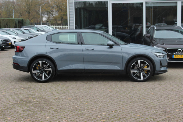 Polestar 2 Long Range Dual Motor Launch Edition 78kWh / Full option! / SoH 92.8% / Trekhaak / Panoramadak / 360Camera / Luxe Leder / Keyless / 19'' / Stuurverwarming / Navigatie / DAB / ACC / Virtual Cockpit