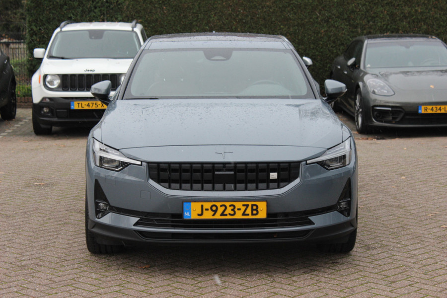 Polestar 2 Long Range Dual Motor Launch Edition 78kWh / Full option! / SoH 92.8% / Trekhaak / Panoramadak / 360Camera / Luxe Leder / Keyless / 19'' / Stuurverwarming / Navigatie / DAB / ACC / Virtual Cockpit