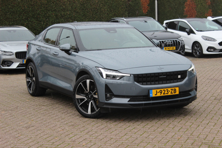 Polestar 2 Long Range Dual Motor Launch Edition 78kWh / Full option! / SoH 92.8% / Trekhaak / Panoramadak / 360Camera / Luxe Leder / Keyless / 19'' / Stuurverwarming / Navigatie / DAB / ACC / Virtual Cockpit