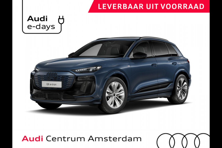 Audi Q6 e-tron S edition 83Kwh 252 pk SUV | Tech pakket plus | Glazen panoramadak | Trekhaak | Privacy glas |