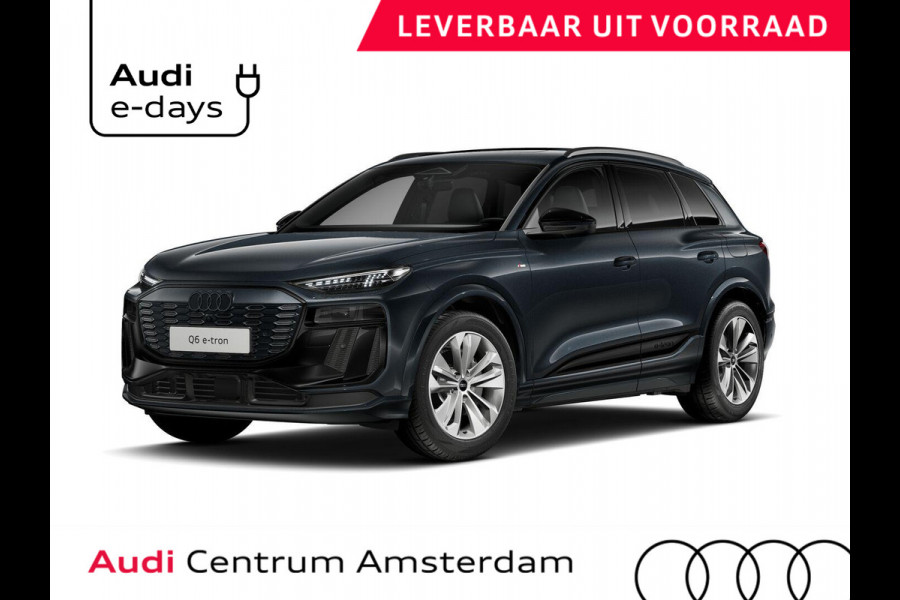 Audi Q6 e-tron S edition 83Kwh 252 pk SUV | Tech pakket pro | Lederen bekleding | Glazen panoramadak | Trekhaak |