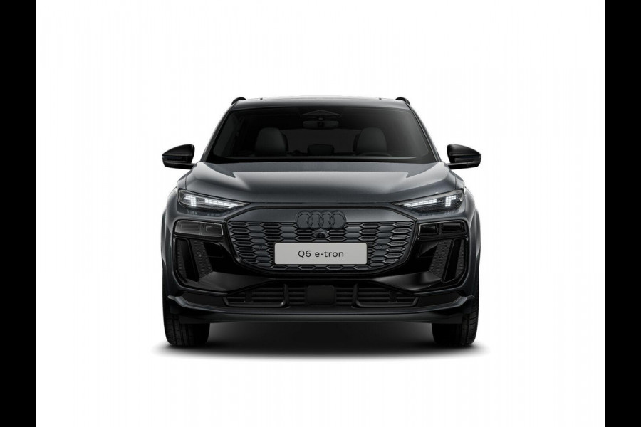 Audi Q6 e-tron S edition 83Kwh 252 pk SUV | Tech pakket plus | Glazen panoramadak | Lederen bekleding | Rode remzadels |