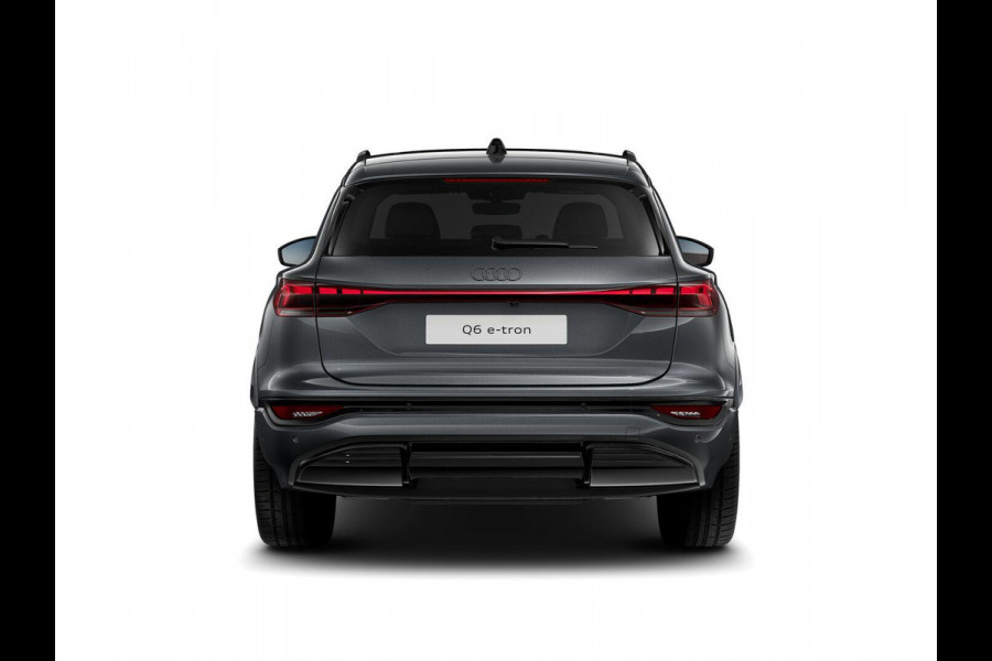 Audi Q6 e-tron S edition 83Kwh 252 pk SUV | Tech pakket plus | Glazen panoramadak | Lederen bekleding | Rode remzadels |