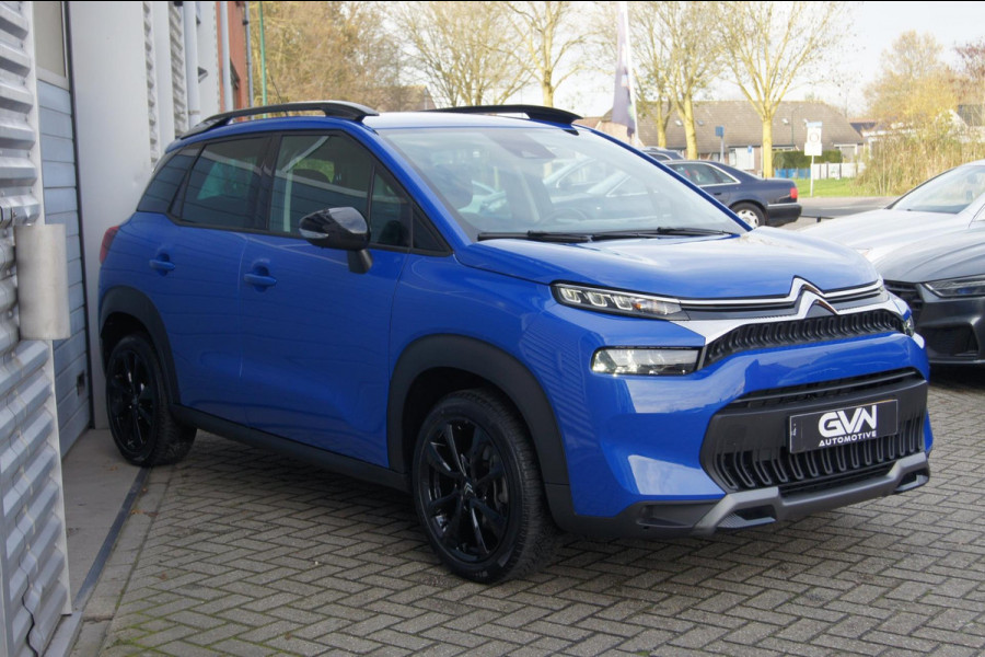 Citroën C3 Aircross 1.2 PureTech 130 Automaat • 2024 • Facelift • Voltaic Blue • Navi • All-Season • 17" Zwart LM