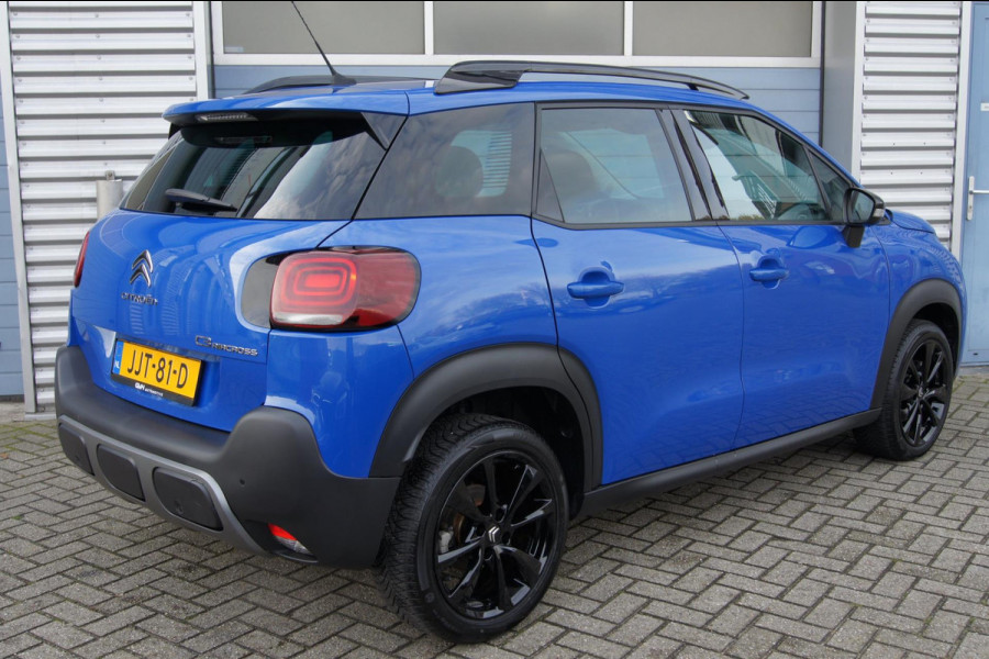 Citroën C3 Aircross 1.2 PureTech 130 Automaat • 2024 • Facelift • Voltaic Blue • Navi • All-Season • 17" Zwart LM