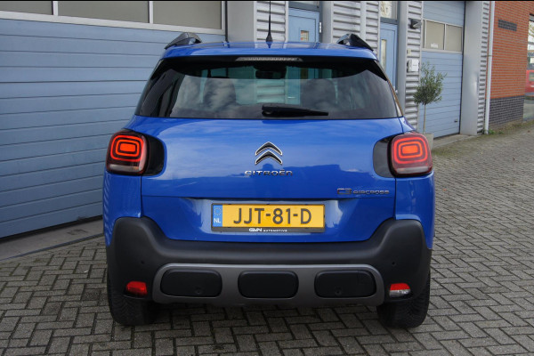 Citroën C3 Aircross 1.2 PureTech 130 Automaat • 2024 • Facelift • Voltaic Blue • Navi • All-Season • 17" Zwart LM