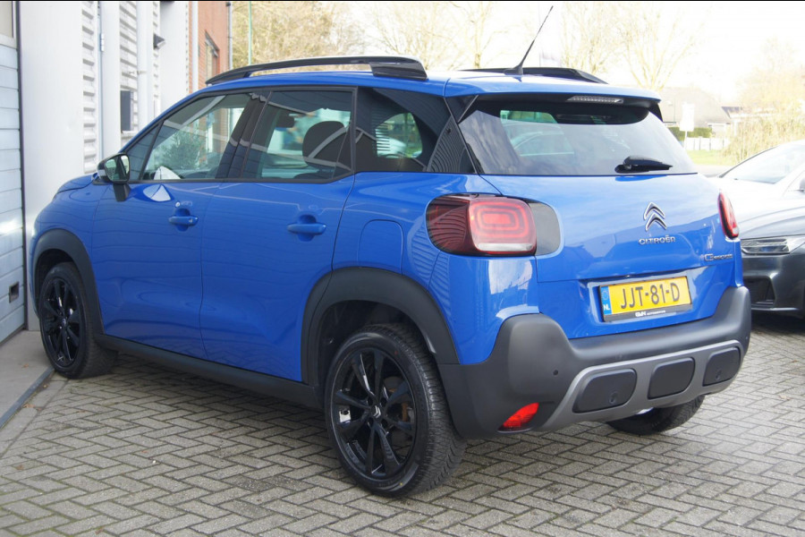 Citroën C3 Aircross 1.2 PureTech 130 Automaat • 2024 • Facelift • Voltaic Blue • Navi • All-Season • 17" Zwart LM