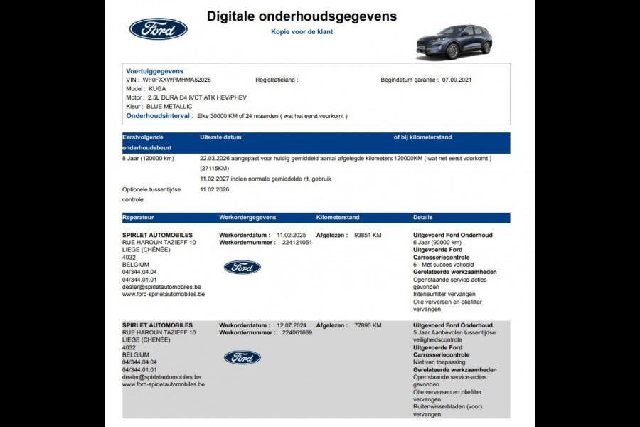 Ford Kuga 2.5 FHEV Titanium Hybride trekhaak