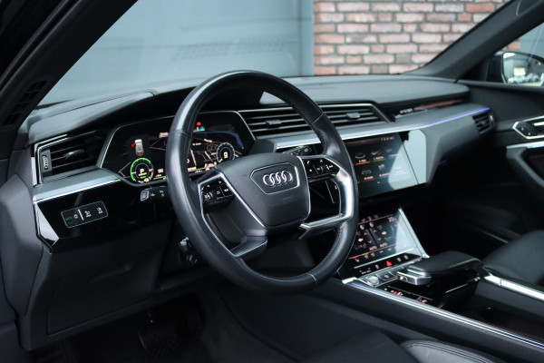 Audi e-tron 55 Quattro advanced Pro Line Plus 95 kWh | Adaptieve Cruise Control | Panoramadak | Bang&Olufsen | Soft-Close | HUD | Interieurvoorverwarming | Hulppakket Tour+Stad | Memory | Matrix LED |