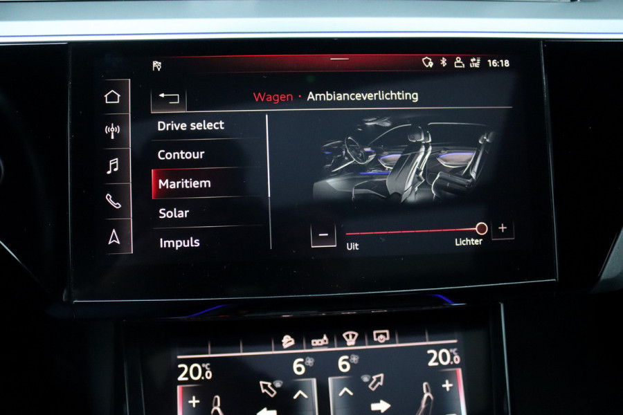 Audi e-tron 55 Quattro advanced Pro Line Plus 95 kWh | Adaptieve Cruise Control | Panoramadak | Bang&Olufsen | Soft-Close | HUD | Interieurvoorverwarming | Hulppakket Tour+Stad | Memory | Matrix LED |