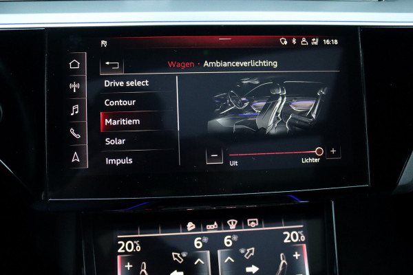 Audi e-tron 55 Quattro advanced Pro Line Plus 95 kWh | Adaptieve Cruise Control | Panoramadak | Bang&Olufsen | Soft-Close | HUD | Interieurvoorverwarming | Hulppakket Tour+Stad | Memory | Matrix LED |