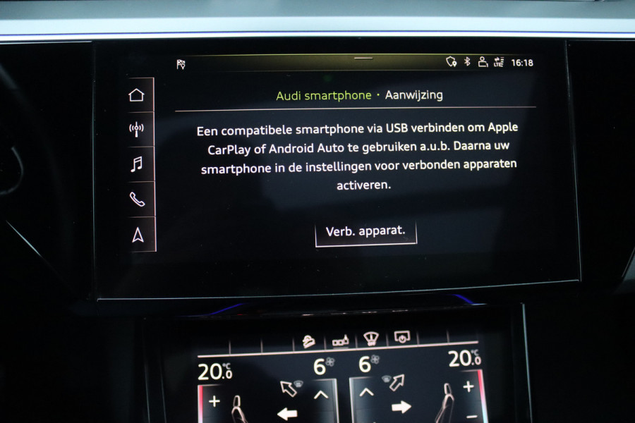 Audi e-tron 55 Quattro advanced Pro Line Plus 95 kWh | Adaptieve Cruise Control | Panoramadak | Bang&Olufsen | Soft-Close | HUD | Interieurvoorverwarming | Hulppakket Tour+Stad | Memory | Matrix LED |