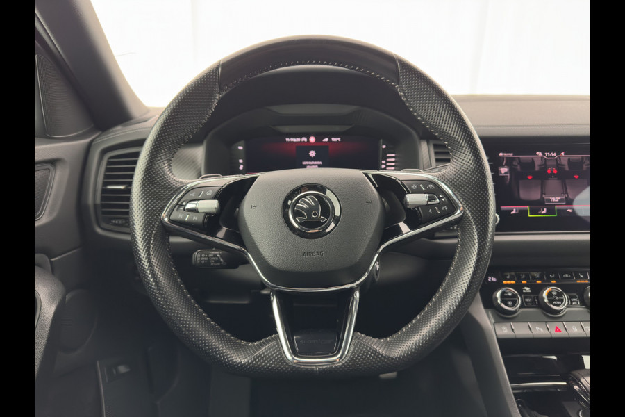 Škoda Kodiaq 1.5 TSI Sportline Business [ 7-Pers. ] (INCL-BTW) Aut. *LEATHER-MICROFIBRE | FULL-LED | ADAPTIVE-CRUISE | MEMORY-PACK | DIGI-COCKPIT | NAVI-FULLMAP | CAMERA | DAB+ | AMBIENT-LIGHT | KEYLESS | CARPLAY | PRIVACY-GLASS| TOWBAR | 20''