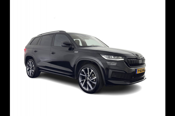 Škoda Kodiaq 1.5 TSI Sportline Business [ 7-Pers. ] (INCL-BTW) Aut. *LEATHER-MICROFIBRE | FULL-LED | ADAPTIVE-CRUISE | MEMORY-PACK | DIGI-COCKPIT | NAVI-FULLMAP | CAMERA | DAB+ | AMBIENT-LIGHT | KEYLESS | CARPLAY | PRIVACY-GLASS| TOWBAR | 20''