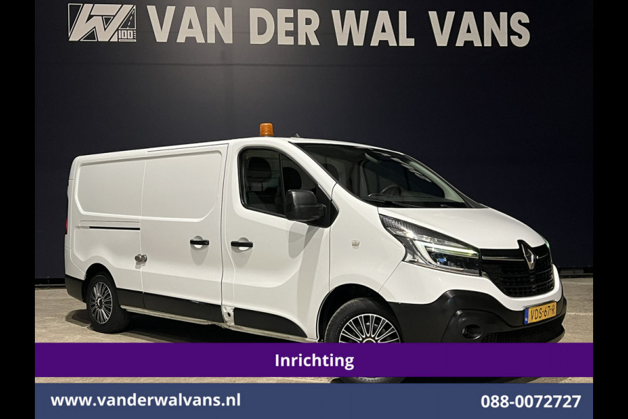 Renault Trafic 2.0 dCi 120pk L2H1 Inrichting Euro6 Airco | Omvormer | Camera | Navigatie | LED | Trekhaak Cruisecontrol, Parkeersensoren, Bijrijdersbank