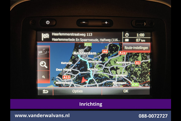 Renault Trafic 2.0 dCi 120pk L2H1 Inrichting Euro6 Airco | Omvormer | Camera | Navigatie | LED | Trekhaak Cruisecontrol, Parkeersensoren, Bijrijdersbank