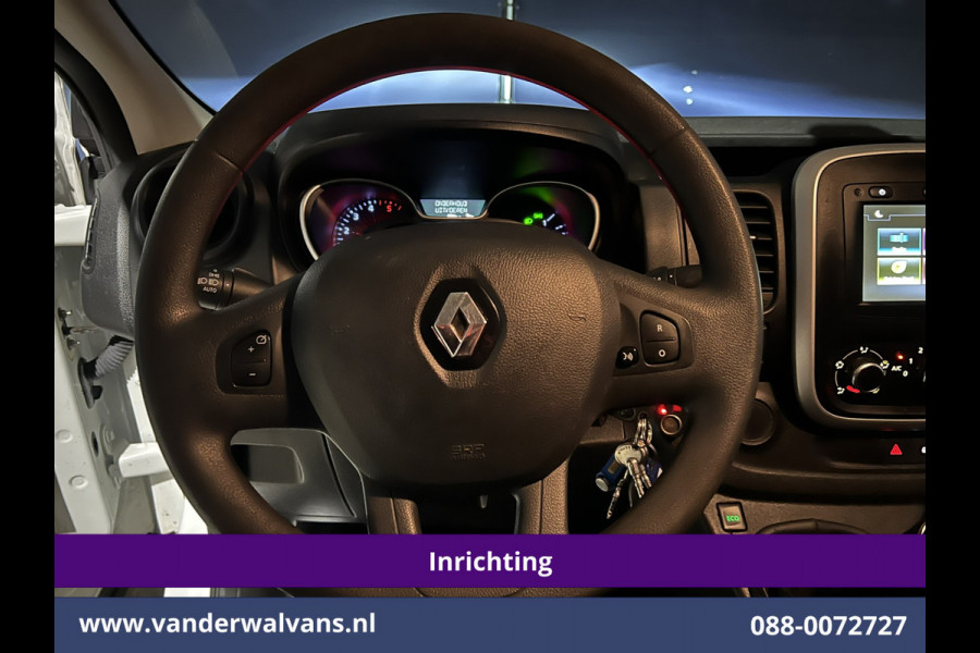 Renault Trafic 2.0 dCi 120pk L2H1 Inrichting Euro6 Airco | Omvormer | Camera | Navigatie | LED | Trekhaak Cruisecontrol, Parkeersensoren, Bijrijdersbank