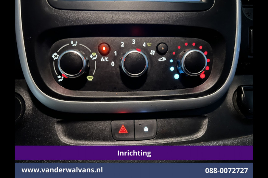 Renault Trafic 2.0 dCi 120pk L2H1 Inrichting Euro6 Airco | Omvormer | Camera | Navigatie | LED | Trekhaak Cruisecontrol, Parkeersensoren, Bijrijdersbank