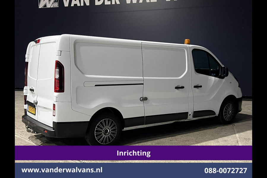 Renault Trafic 2.0 dCi 120pk L2H1 Inrichting Euro6 Airco | Omvormer | Camera | Navigatie | LED | Trekhaak Cruisecontrol, Parkeersensoren, Bijrijdersbank