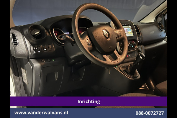Renault Trafic 2.0 dCi 120pk L2H1 Inrichting Euro6 Airco | Omvormer | Camera | Navigatie | LED | Trekhaak Cruisecontrol, Parkeersensoren, Bijrijdersbank