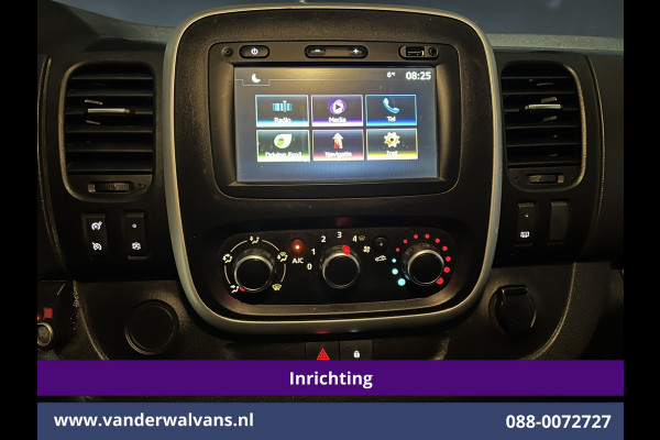 Renault Trafic 2.0 dCi 120pk L2H1 Inrichting Euro6 Airco | Omvormer | Camera | Navigatie | LED | Trekhaak Cruisecontrol, Parkeersensoren, Bijrijdersbank